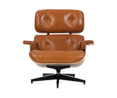 Premium Eames Style Chair Replica - Walnut Veneer Tan Brown